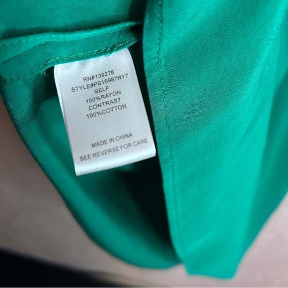 Pale Sky green blouse XL great condition - Picture 3 of 4